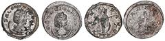 Roman Silver & Bronze Coins - Imperial Salonina, wife of Gallienus (died A.D. 268), silver antoninianus, Antioch Mint, issued 265, (3.59 g), obv. diademed and draped bust to right, set on crescent, ar