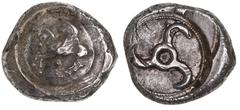 Greek Silver & Bronze Coins Lycia, Lycian Dynasts, Uncertain ruler but attributed to Khinakha, (c.500-440 B.C.), silver stater, (9.79 g), Xanthos mint?, obv. Pegasos to left on round shield, dot below