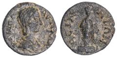 Roman Provincial Peloponnesos, Messenia, Asine, Plautilla (Augusta, A.D. 202-205), AE assarion, 20mm. (3.31 g), obv. draped bust right of Plautilla, around, FOUA PLAUTILLA, rev. draped female figure s