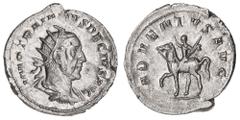 Roman Silver & Bronze Coins - Imperial Trajan Decius, (A.D. 249-251), silver antoninianus, Rome Mint, issued A.D. 250, (3.78 g), obv. radiate bust right, around IMP C M Q TRAIANVS DECIVS AVG, rev. ADV