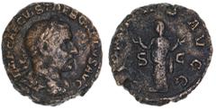 Roman Silver & Bronze Coins - Imperial Trebonianus Gallus, (A.D. 251-253), AE As, issued 251-2, Rome Mint, (9.23 g), obv. laureate bust of Trebonianus Gallus to right, around most of legend IMP CAE C 