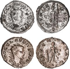 Roman Silver & Bronze Coins - Imperial Claudius II Gothicus, (A.D. 268-270), silver antoninianus, Antioch Mint, first emission, second phase, late 268-early 269, (3.54 g), obv. IMC C CLAVDIVS AVG, rad