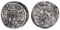World Silver & Bronze Coins Poland, Wladislaw Hermann, (1079-1102), silver denar, (Kop 30, Frynas P.5.1); Boleslaw IV, (1146-1173), silver denar, (Frynas P.8.1); Wladyslaw III, (1202-1231), silver den