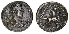Roman Provincial Pontus, Amasia, Antoninus Pius, (AD 138-161), AE 25mm (12.60 g), issued year 167 = 157-158, obv. laureate head right, rev. large altar, tree to left, (Dalaison 59q (D21/R48) = SNG von