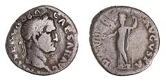 Roman Silver & Bronze Galba, (July 68 - January 69 A.D.), silver denarius, Rome Mint, (2.83 g), issued Nov 68-Jan 69, obv. laureate head of Galba to right around IMP SER GALBA CAESAR AVG, rev. DI[VA] 