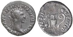 ROMAN SILVER & BRONZE COINS - IMPERIAL Nerva, (A.D. 96-98), silver denarius, Rome mint, issued A.D. 98, (3.08 g), obv. laureate head of Nerva to right, around IMP NERVA CAES AVG GERM P M TR P II, rev.