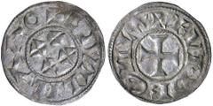 WORLD SILVER & BRONZE COINS - CRUSADER COINAGE РS France, Bordeaux, Guillaume X, (1127-37), silver denier, (1.21g), (Bd.464,1f); Toulouse, (Languedoc), Counts of Toulouse, Raymond VII (1222-1249), sil