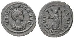 Roman Silver & Bronze Coins - Imperial Magnia Urbica, wife of Carinus, (283-285 A.D.), antoninianus, Rome Mint, (3.60 g), obv. draped bust of Magnia Urbica to right, on crescent, around MAGN VRBICA AV