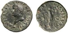 Roman Silver & Bronze - Roman Imperial VITELLIUS, (A.D. 69), AE as, Tarraco mint, issued A.D. 69, (8.07 g), obv. laureate head of Vitellius to left, globe at point of neck, around A VITELLIVS IMP GERM