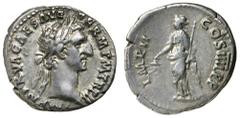 Roman Silver & Bronze - Roman Imperial NERVA, (A.D. 96-98), silver denarius, Rome mint, issued A.D. 98, (3.23 g), obv. laureate head of Nerva to right, around IMP NERVA CAES AVG GERM P M TR P II, rev.