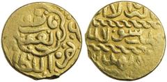 World Gold Coins EGYPT, Mamluk Sultans, Qansuh al-Ghuri, (A.H. 906-922) (A.D. 1501-1516), gold ashrafi or dinar, (3.38g), no mint, not dated, obv. linear hexalobe with marginal legend, rev. field in l