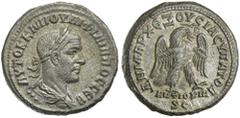Greek Silver & Bronze Coins SYRIA, Seleucis & Pieria, Antiochia ad Orontem, (Antioch), Philip I, (A.D. 244-249), billon tetradrachm, (13.55 g), issued 249, obv. radiate cuirassed bust right of Philip 