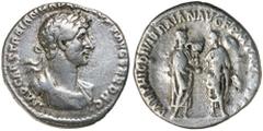 Roman Silver & Bronze - Roman Imperial ANCIENT ROMAN DENARII, Hadrian, (A.D. 117-138), issued 117, Rome mint, (2.92 g), obv. laureate, draped and cuirassed bust to right of Hadrian, around IMP CAES TR