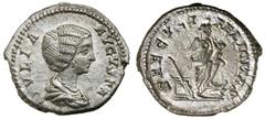 Dr C. Haymes Collection - Roman Imperial Coins FAUSTINA SENIOR, wife of Antoninus Pius, (d.A.D. 141), silver denarius, Rome Mint, (3.20 g), obv. FAVSTINA AVGVSTA, draped bust to right, rev. IVNO NI RE