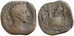 Dr C. Haymes Collection - Roman Imperial Coins COMMODUS, (A.D. 177-192), AE sestertius, (26.22 g), issued 180, obv. M COMMODVS ANTONINVS [AVG], laureate head of Commodus to right, rev. around [TR P V 