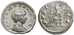 Dr C. Haymes Collection - Roman Imperial Coins JULIA MAESA, grandmother of Elagabalus, (c.A.D.218-222), silver denarius, Rome mint, issued 218-220, (2.63 g), obv. draped bust to right, IVLIA MAESA AVG