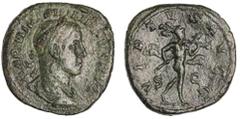 Roman Silver & Bronze - Imperial PHILIP II, (A.D. 247-249), AE sestertius, (18.63 g), obv. M IVL PHILIPPVS [AVG], laureate draped bust to right of Philip, rev. VIRTVS AVGG, Mars advancing right, holdi