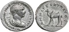 Greek Silver & Bronze Coins ARABIA PETRAEA, Bostra, Trajan, (A.D. 98-117), silver drachm, struck A.D. 114-116, (3.42 g), obv. laureate, draped and cuirassed bust right, around **AYTOKR KAIC NER TRAIAN