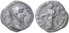 Roman Silver & Bronze Coins - Imperial LUCIUS VERUS, (161-169 A.D.), silver denarius, issued 166-167 A.D., Rome Mint, (3.40 g), obv. laureate head of Lucius Verus to right, around L VERVS AVG ARM PART