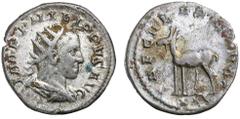 Roman Silver & Bronze Coins - Imperial PHILIP II, (247-249 A.D.), silver antoninianus, issued 248 A.D., Rome Mint, (3.52 g), obv. radiate head right, around IMP PHILIPPVS AVG, rev. SAECVLARES AVGG aro