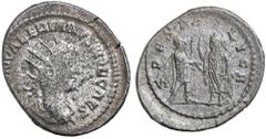 Roman Silver & Bronze Coins - Imperial SALONINUS AS CAESAR, (A.D. 255-259), silver antoninianus, (3.85 g), Samosata mint, 1st-2nd emissions of Valerian I and Gallienus, obv. [SALO]N VALERIANVS NOB CAE