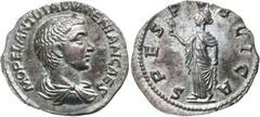 Roman Silver & Bronze - Imperial ANCIENT ROMAN COINS AS MODERN COPIES, silver denarii of Diadumenian, (2.92 g), rev. SPES PVBLICA, (S.7450) (illustrated) Orbiana wife of Severus Alexander), (2.93 g), 