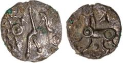 Great Britain Silver & Bronze Coins - Celtic - Willi ANCIENT BRITAIN, Celtic coinage, Dobunni (mid 1st century BC - mid 1st century AD) silver unit (0.90g) (S.378) uncertain obverse. Very fine. Ex Dr 