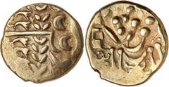 Great Britain Gold ANCIENT BRITAIN, Celtic coins struck in Britain, early uninscribed coinage from c65BC, gold stater (6.15g) 'Chute' (S.22). Pale silvery gold, very fine. Ex Dr L.J.Sherwin Collection