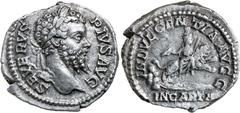 Roman Silver & Bronze Coins - Imperial - Augustus - J SEPTIMIUS SEVERUS, (A.D. 193-211), silver denarius, issued 204, Rome mint, (2.99 g), obv. laureate bust to right of Septimius Severus, around SEVE