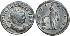 Roman Silver & Bronze Coins - Imperial - Severus Alex TACITUS, (275-276 A.D.), Ticinum Mint, (3.67 g), obv. Radiate, draped and cuirassed bust of Tacitus to right, around IMP C M CL TACITVS AVG, rev. 