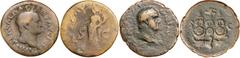 Roman Silver & Bronze Coins - Imperial Galba (A.D. 68-69), AE dupondius, Rome mint, issued A.D. June-August 68, (12.32 g), obv. laureate head of Galba to right, around IMP SER GALBA CAE AVG TR P, rev.