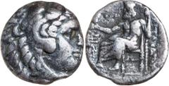 Greek Silver & Bronze Coins ANCIENT GREEK COINS, a small group of silver, worn or porous, including an Alexander III, (336-323 B.C.), silver drachm, (3.84 g), uncertain mint, issued c.328-323 B.C., ob