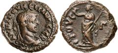Roman Silver & Bronze Coins - Provincial EGYPT, Alexandria, Numerian, (A.D. 283-284), billon tetradrachm, year 3 of Carus, (284), obv. bust right, rev. Eirene holding branch and sceptre, (S.-, Dattari
