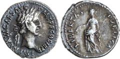 Roman Silver & Bronze Coins - Imperial NERVA, (A.D. 96-98), silver denarius, Rome mint, issued A.D. 97, (3.23 g), obv. laureate head of Nerva to right, around IMP NERVA CAES AVG P M TR P COS III P P, 
