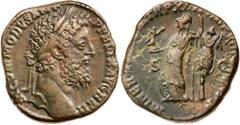 Roman Silver & Bronze Coins - Imperial COMMODUS, (A.D. 177-192), AE sestertius, Rome mint, issued A.D. 189, (21.40 g), obv. laureate head of Commodus to right, around M COMMODVS ANT P FELIX AVG BRIT, 