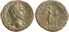 Roman Silver & Bronze Coins - Imperial CARACALLA, (198-217), AE as 24mm, (7.68 g), the British Victory issue, struck in 211, obv. around ANTONINVS PIVS AVG BRIT, laureate bust right, drapery on far sh