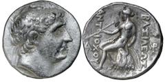 Greek Silver & Bronze Coins Syria, Kingdom of, Antiochus I, (280-261 B.C.), silver tetradrachm, (16.48 g), Series II Group B, Seleucia on Tigris mint, issued 274-270 B.C., obv. diademed head of Antioc