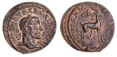 Roman Silver & Bronze Coins - Provincial Syria, Coele-Syria, Damascus, Trebonianus Gallus, (A.D. 251-253). AE 25mm, (9.43 g), obv. laureate bust right of Trebonianus Gallus with slight drapery on left