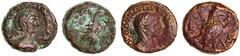 Roman Silver & Bronze Coins - Provincial Egypt, Alexandria, Severina, wife of Aurelian, (A.D. 270-275), billon tetradrachm, year 6 = A.D. 274-275, (8.82 g), obv. draped bust of Severina to right, arou