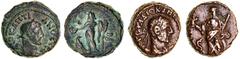 Roman Silver & Bronze Coins - Provincial Egypt, Alexandria, Diocletian, (A.D. 284-305), billon tetradrachm, year 7 = A.D. 290-291, (9.06 g), obv. bust of Diocletian to right, rev. Zeus standing to lef