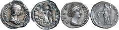Roman Silver & Bronze Coins - Imperial Plautilla, wife of Caracalla, (c.A.D. 202-205), silver denarius, issued 204, (3.02 g), obv. draped bust of Plautilla to right, around PLAVTILLA AVGVSTA, rev. Ven