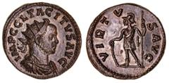 Roman Silver & Bronze Coins - Imperial Tacitus, (A.D. 275-276), billon antoninianus, Lugdunum mint, (4.04 g), obv. radiate draped and cuirassed bust of Tacitus to right, around IMP C CL TACITVS AVG, r