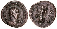 Roman Silver & Bronze Coins - Imperial Carausius, (A.D. 287-293), billon antoninianus, Colchester mint (issued 292-3 A.D.), (4.30 g), obv. radiate draped and cuirassed bust of Carausius to right, arou