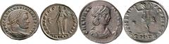 Roman Silver & Bronze Coins - Imperial Galerius, (A.D. 308-309), AE Folles, Heraclea mint, issued 296-7, (6.42 g), obv. laureate head to right, around IMP C CAL VAL DIOCLETIANVS P F AVG, rev. Genius s