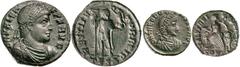Roman Silver & Bronze Coins - Imperial Jovian, (A.D. 363-364), AE 19, Siscia mint, issued 363, (2.98 g), obv. laureate draped and cuirassed bust to right, around D N IOVIAN VS P F AVG, rev. VOT V with