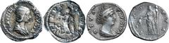 Roman Silver & Bronze Coins - Imperial Plautilla, wife of Caracalla, (c.A.D. 202-205), silver denarius, Rome Mint, issued 204, (3.02 g), obv. draped bust of Plautilla to right, around PLAVTILLA AVGVST