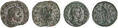 Roman Silver & Bronze Coins - Imperial Philip I, (A.D. 244-249), AE Sestertius, Rome Mint, (19.56 g), issued 245, obv. Philip I laureate to right, rev. Securitas seated left with sceptre, (S.9018, RIC