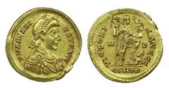 Gold coin Arcadius - Solidus nd AU. Solidus nd (Milão, 402-403 d.C.). VICTORIA AVGGG. 4,47 g. SM 20724. MBC+ Almost EF