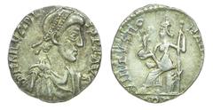 Arcadius - Siliqua nd AR. Siliqua nd (Lugdunum, 388-92 d.C.). VIRTVS ROMANORVM. 1,58 g. SM 20761. MBC- Almost VF