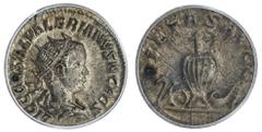 Ancient Coins - Greek Coinage Roman Imperial. Saloninus, as Caesar (255-259). AR Antoninianus. Rome, struck AD 255-257. LIC COR SAL VALERIANVS N CAES, radiate and draped bust right, rev. PIETAS AVGG, 